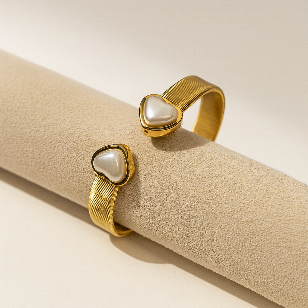 Heart of Gold Cuff