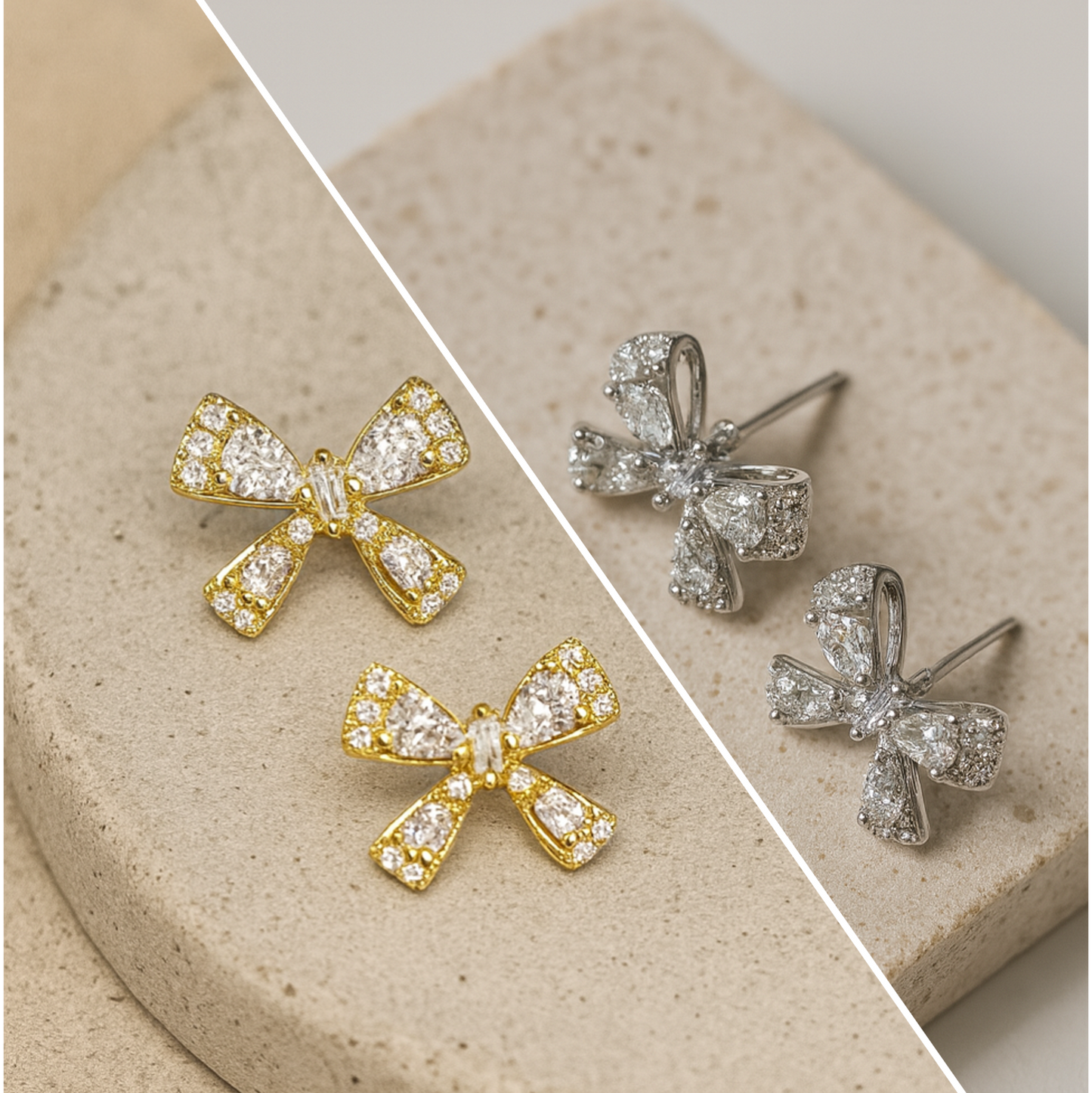 Bow Stud Earrings