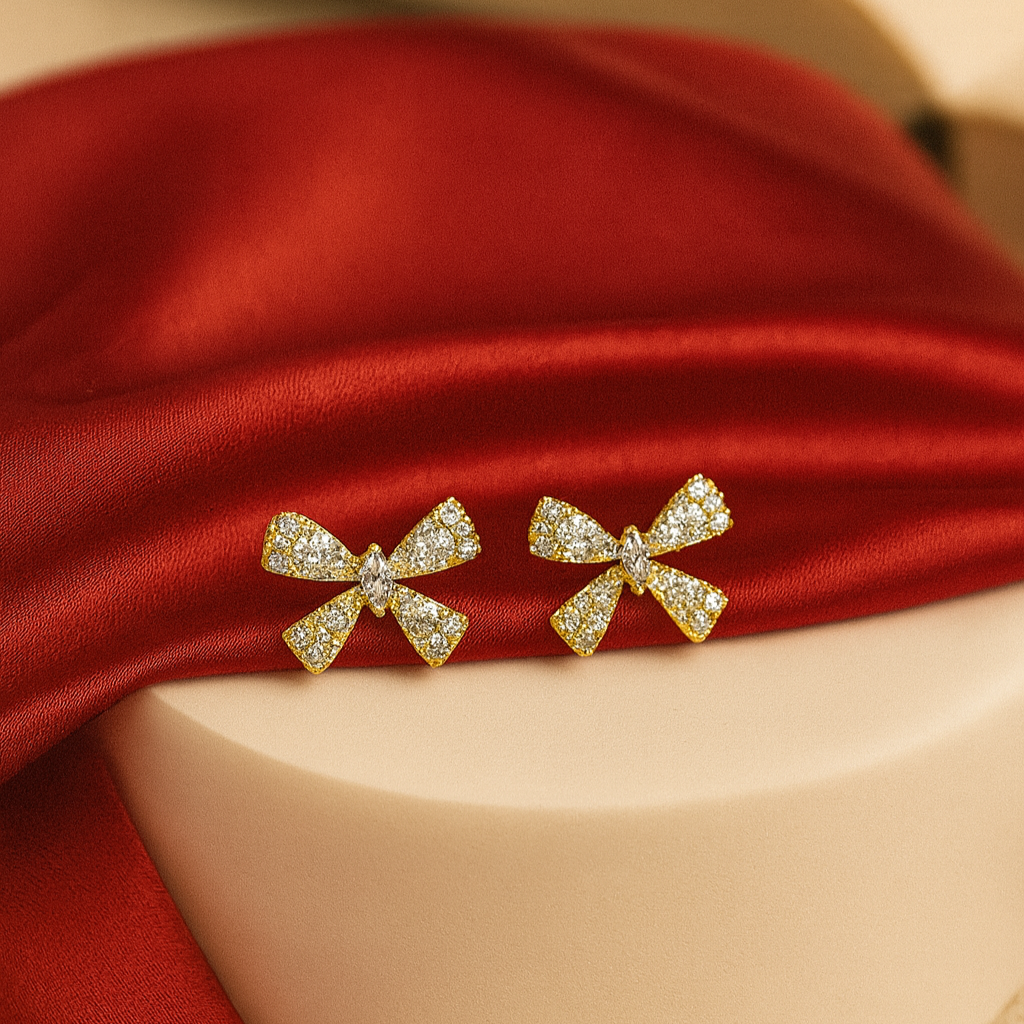 Bow Stud Earrings