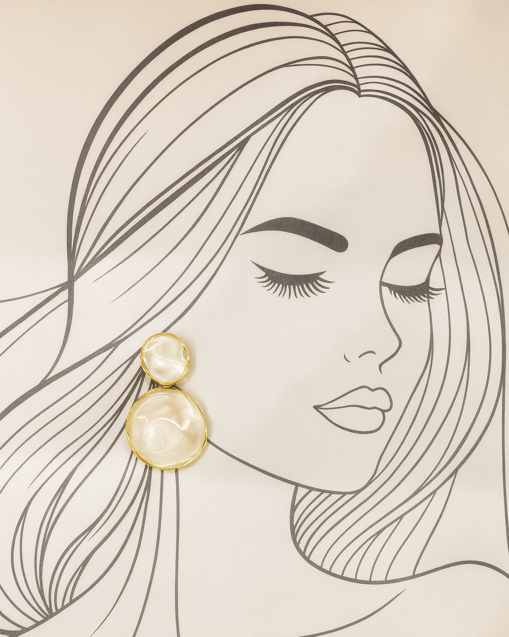 Celeste Glow Statement Earrings