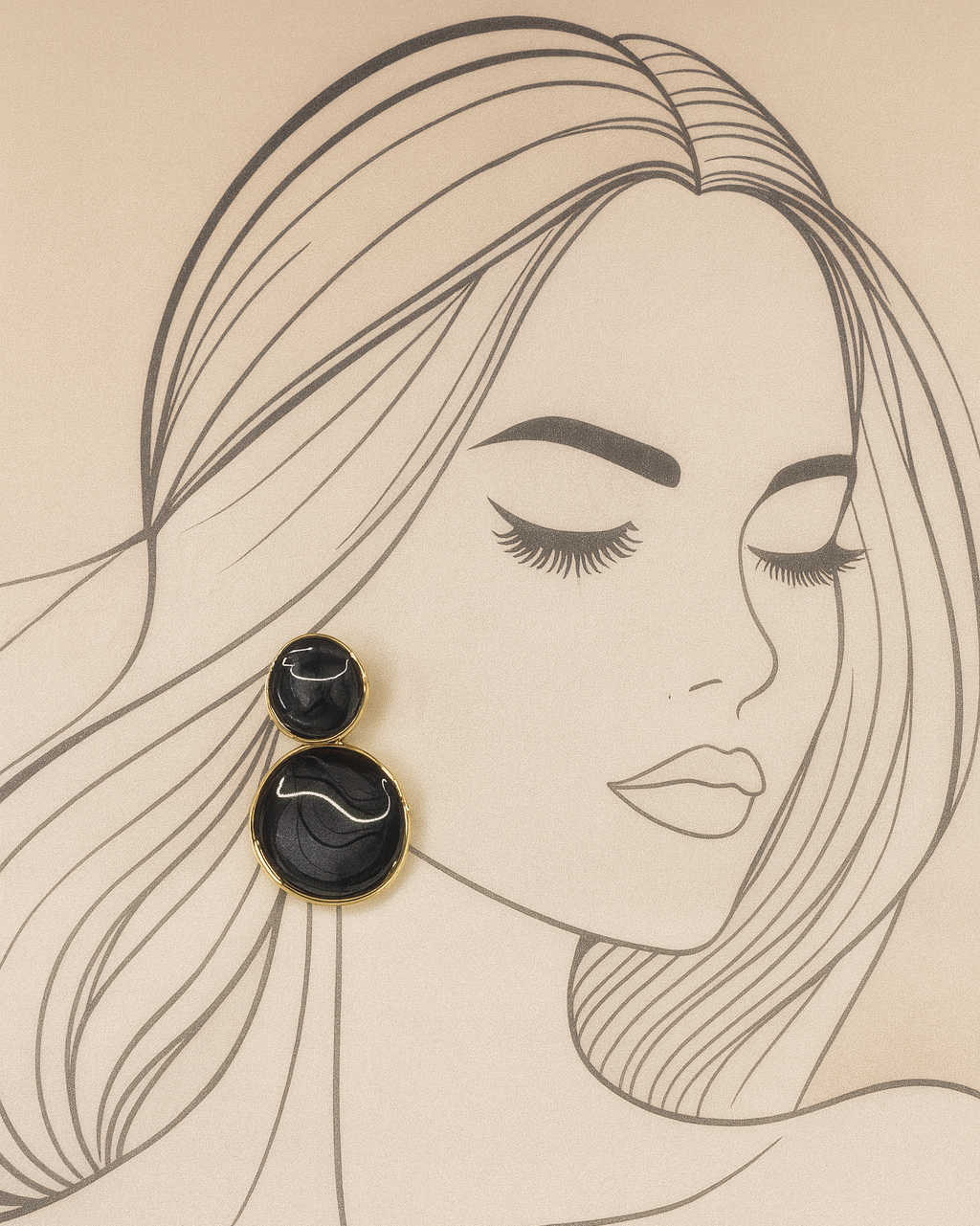 Celeste Glow Statement Earrings