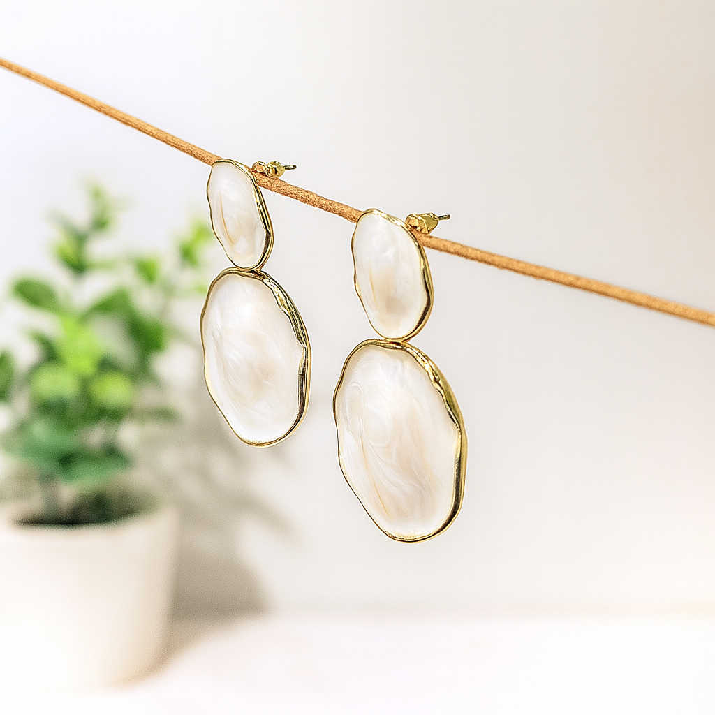 Celeste Glow Statement Earrings