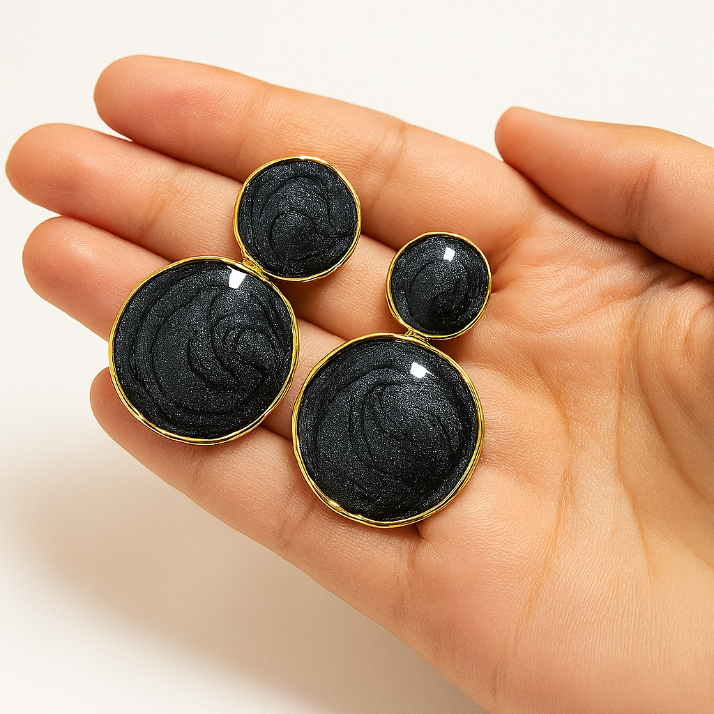 Celeste Glow Statement Earrings