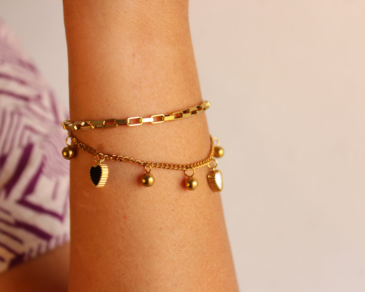 Duo Amore Charm Bracelets