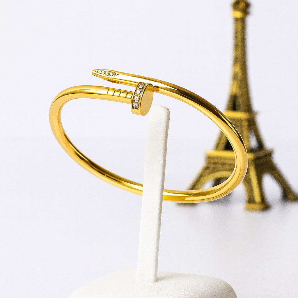 Gilded Nail Bangle