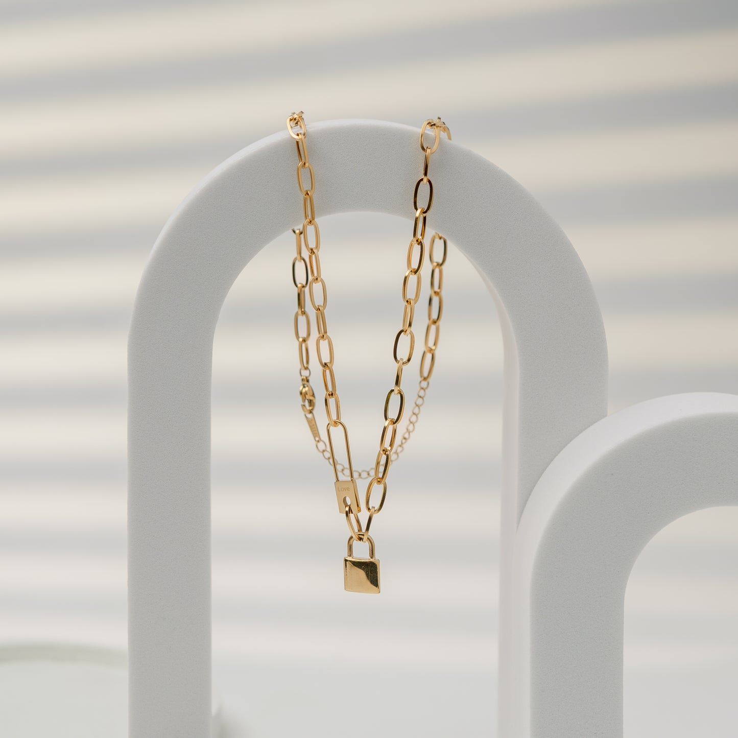 Golden Lock Chain