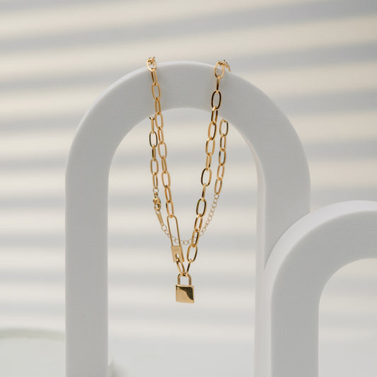 Golden Lock Chain