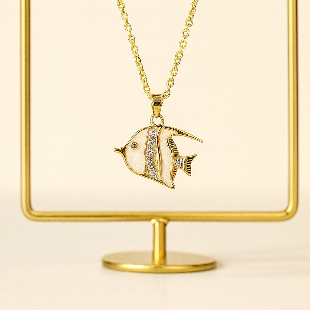 Ocean Whisper Fish Pendant