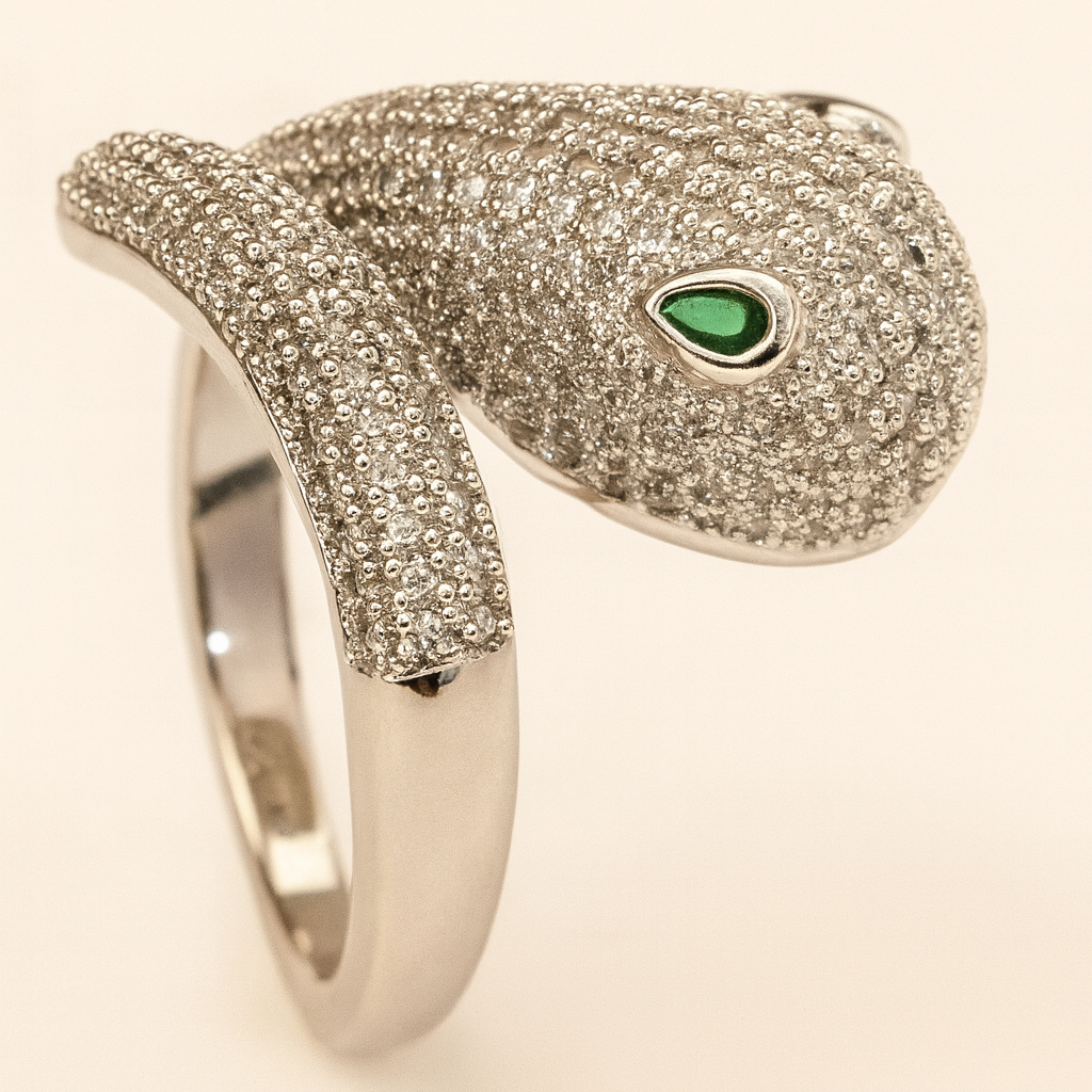 Silver Snake Ring
