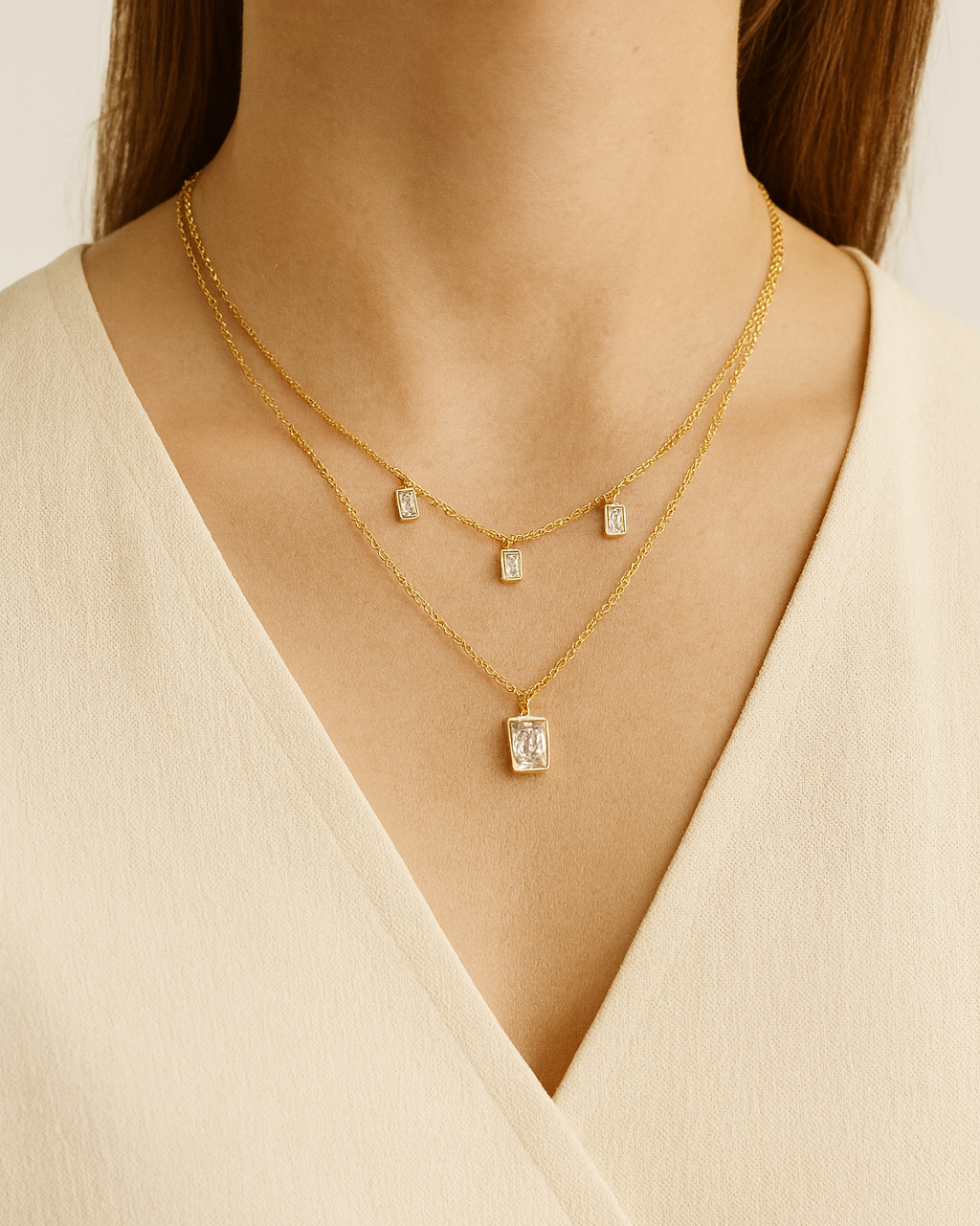 The Glint Layered Necklace